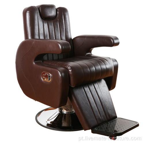 Cadeira de barbeiro vermelha hidráulica pesada clássica